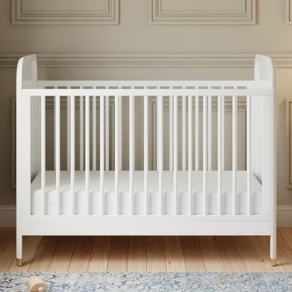 Brimsley Tambour 3-in-1 Convertible Crib, Warm White
