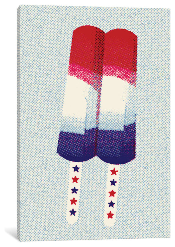 "Patriot Pop" Print by Greg Mably, 26"x18"x1.5"