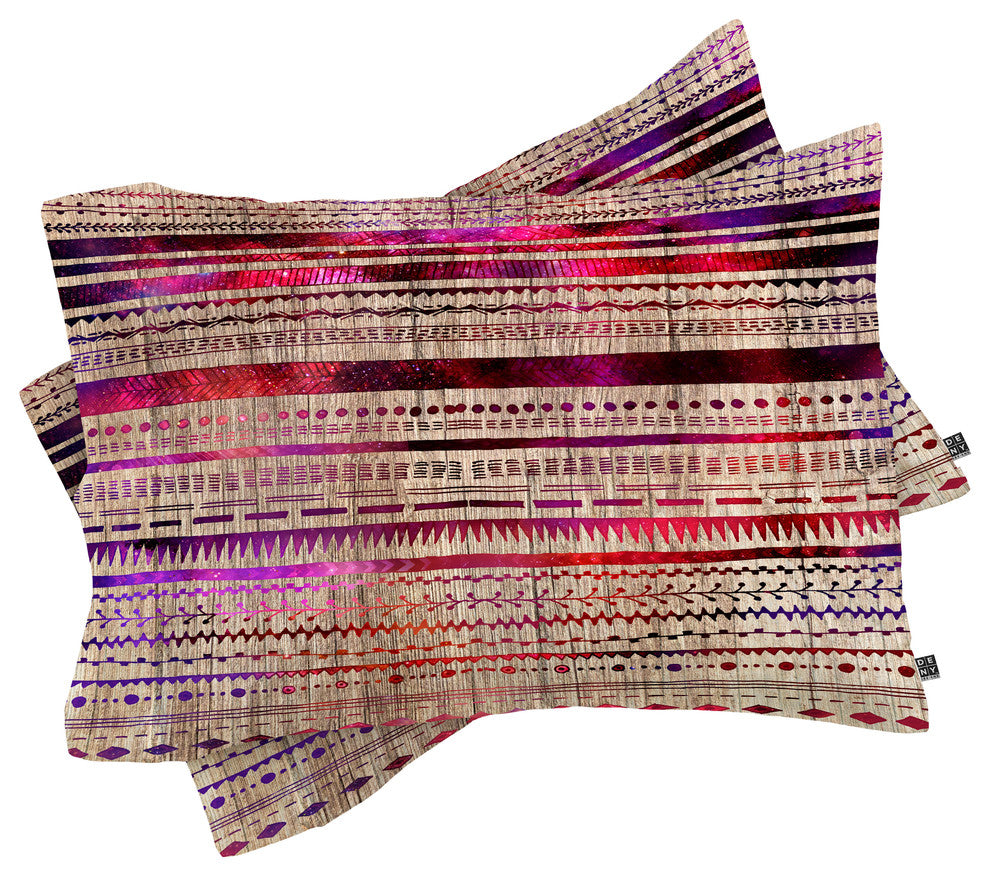 Deny Designs Iveta Abolina Purple Nebula Pillowcase