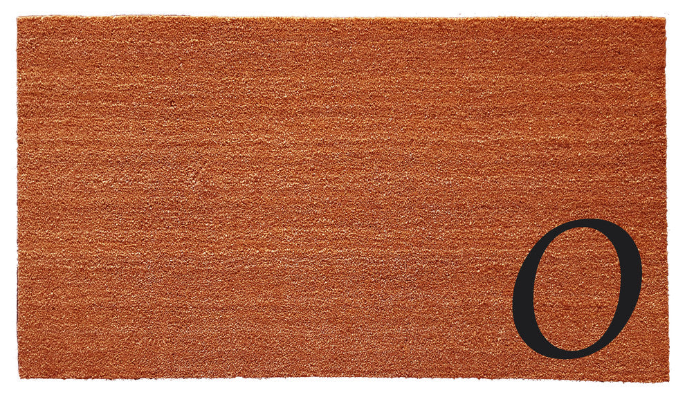 Urban Chic Monogram Doormat 18"x30", Letter O