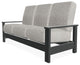 Leeward Deep Seat 3-Seat Outdoor Sofa, Hither Pewter/Graphite