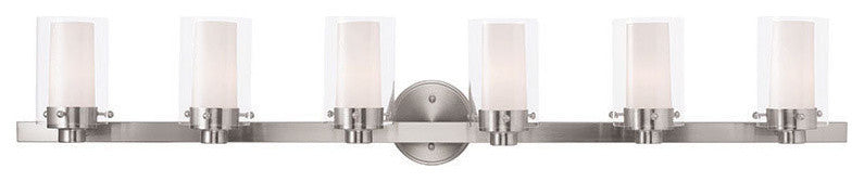 Manhattan Bath Light in Brushed Nickel