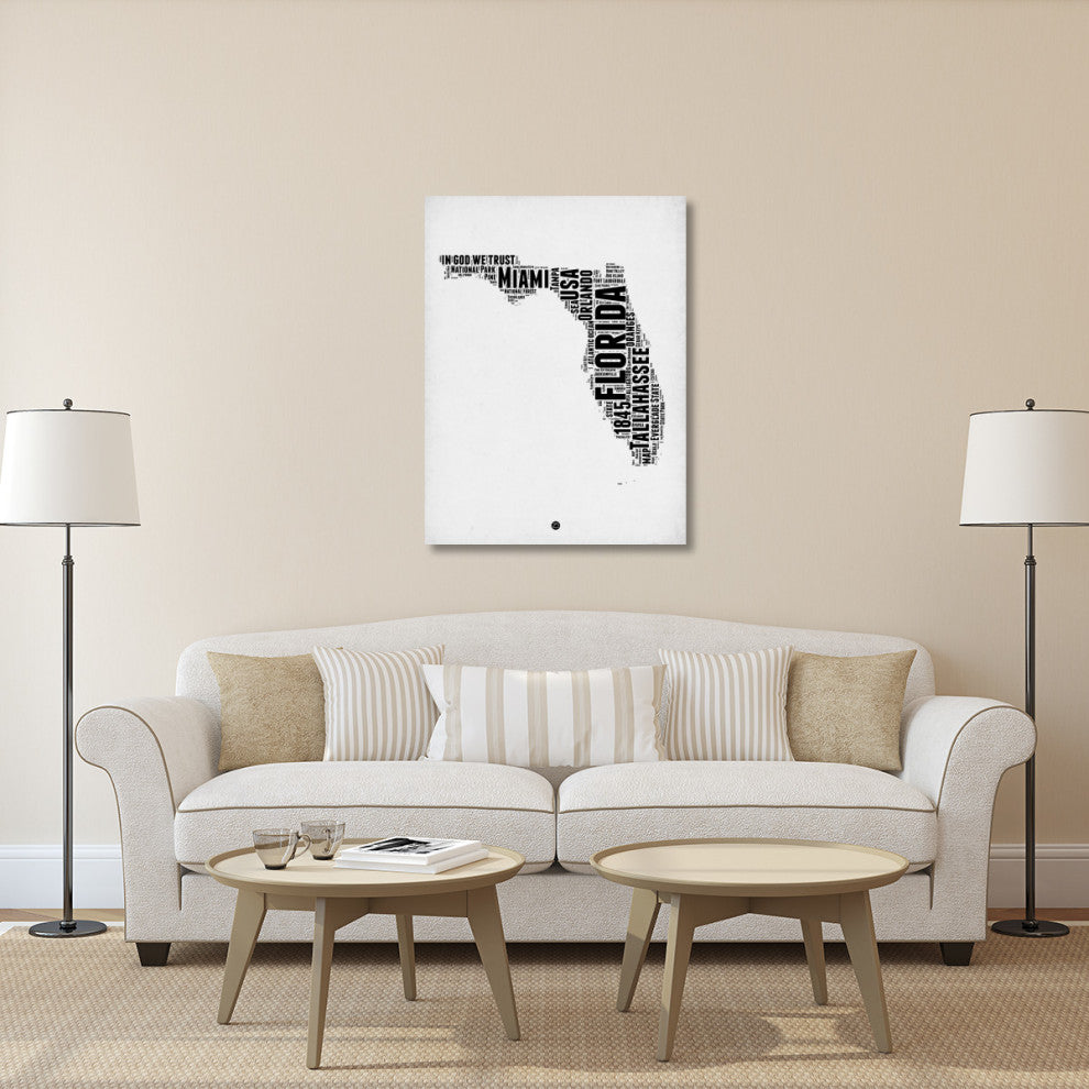 "Florida Word Cloud 2" Fine Art Print