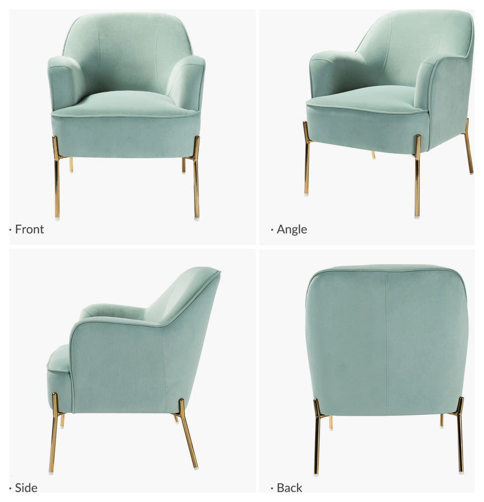 Nora Fabric Accent Chair, Sage