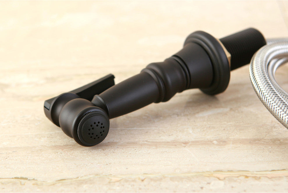Gourmet Scape Kitchen Faucet Sprayer With Hose, Oil Rubbed Bronze