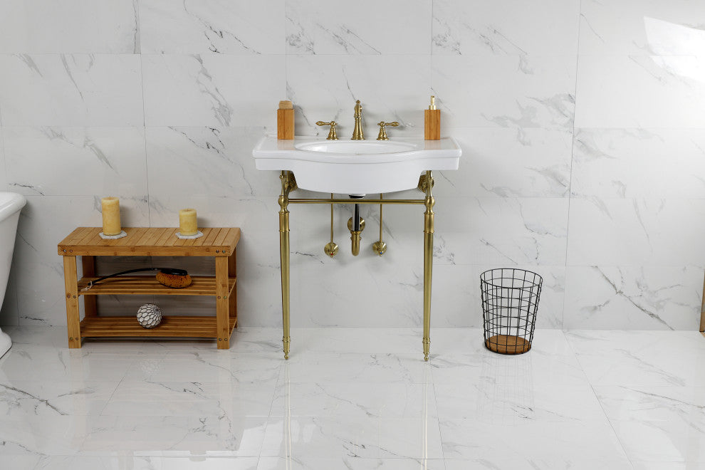 Fauceture VPB2215337ST 31" Console Sink, Legs