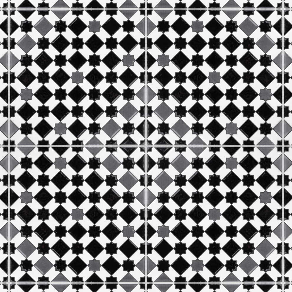 Sevillano Giralda Dark Grey Ceramic Wall Tile