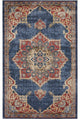Unique Loom Dark Blue Helios Utopia 5' 0 x 8' 0 Area Rug