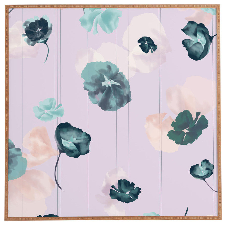 Deny Designs Khristian A Howell Mademoiselle In Lavender Framed Wall Art