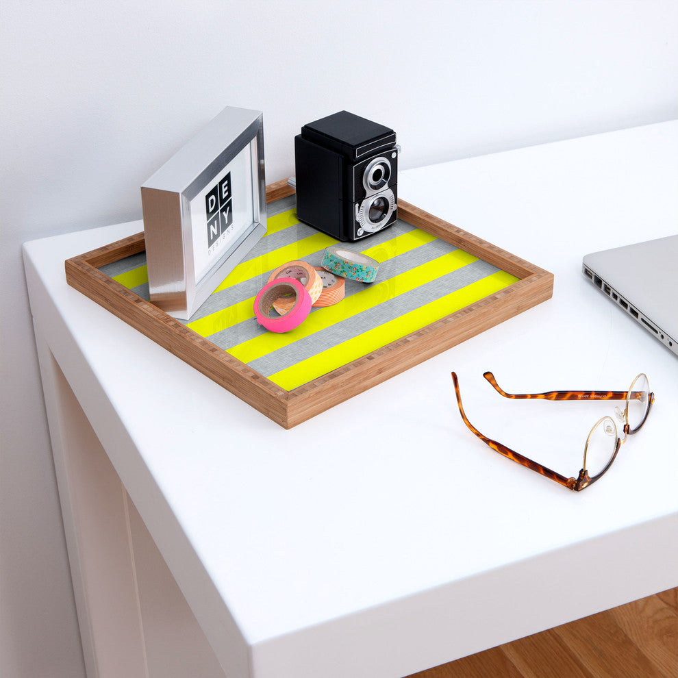 Holli Zollinger Bright Stripe Square Tray