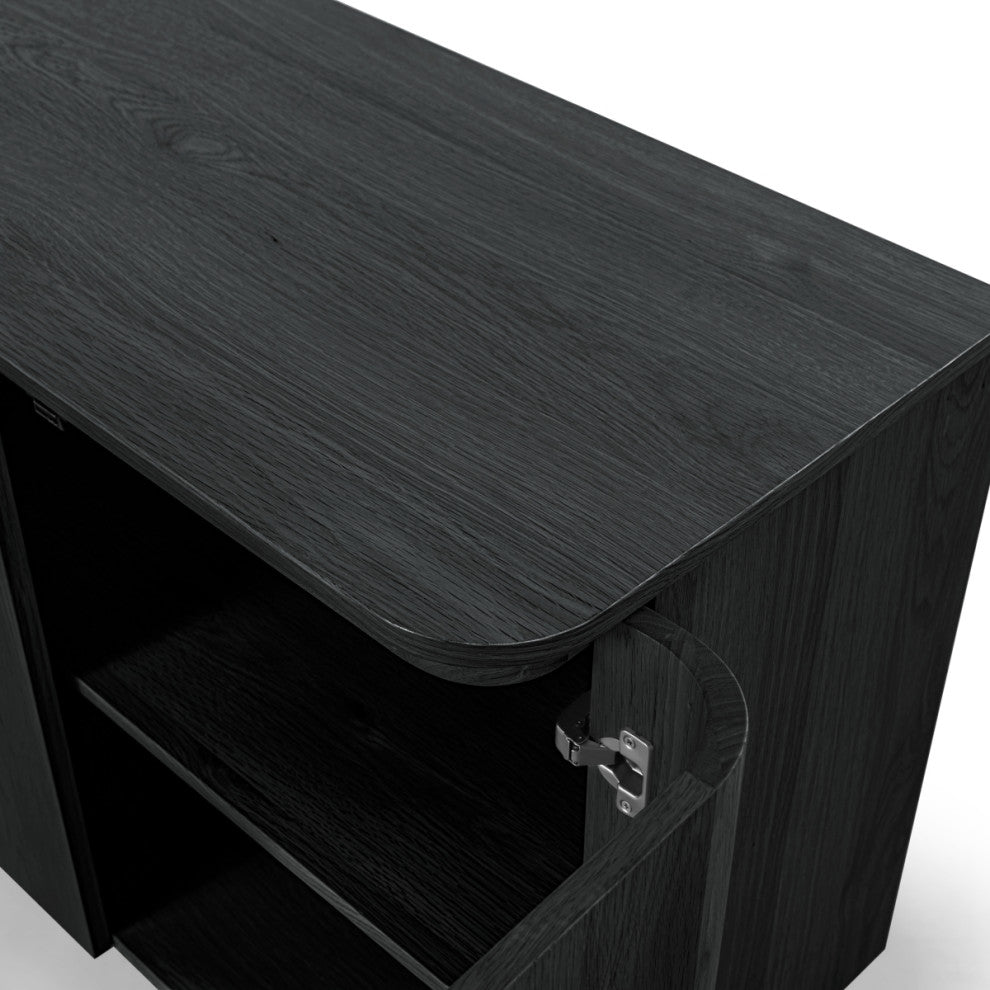 Safavieh Couture Liadonna 4 Door Wood Sideboard, Black