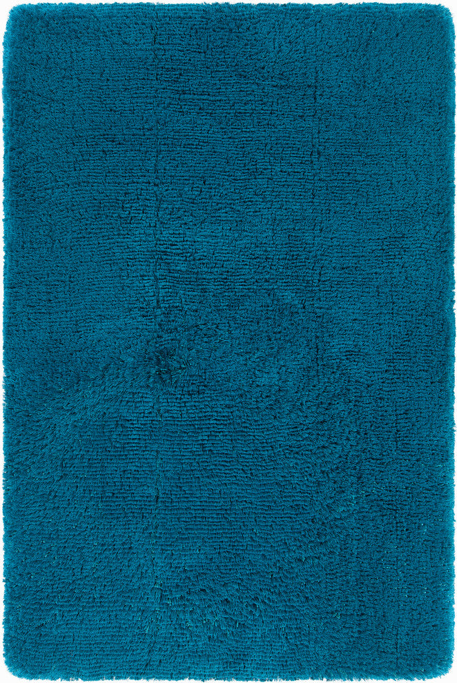Giulia Contemporary Area Rug, Blue, 7'9" Round