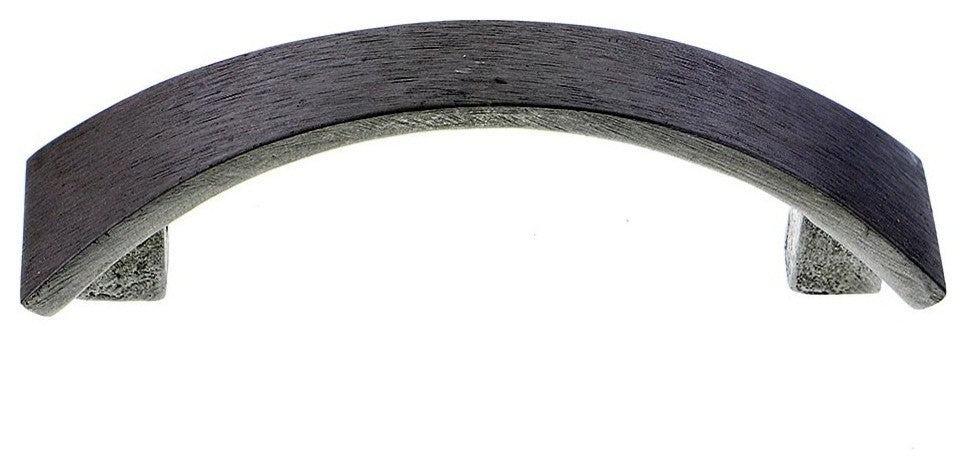 Double Arc Cabinet Hardware Pull, Charcoal