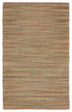 Jaipur Living Canterbury Natural Solid Tan/Green Area Rug, 3'6"x5'6"