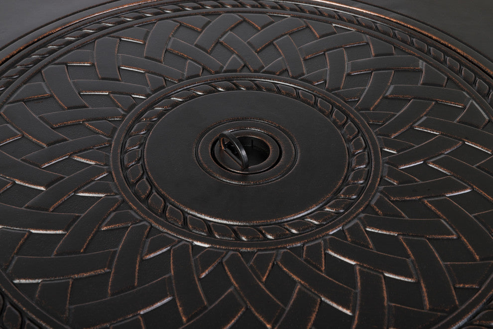 Wagner Round Alumimum LPG Fire Pit