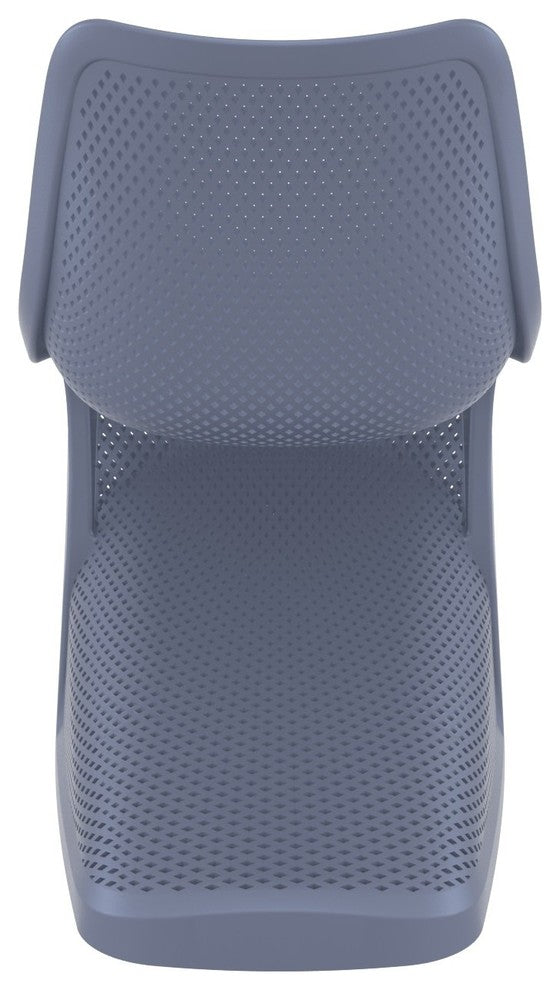 Compamia Bloom Outdoor Dining Chairs, Set of 2, Dark Gray