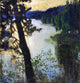Akseli Gallen-Kallela Landscape from Ruovesi Premium Canvas Print