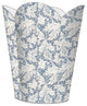 Wedgewood Blue Floral Wastepaper Basket