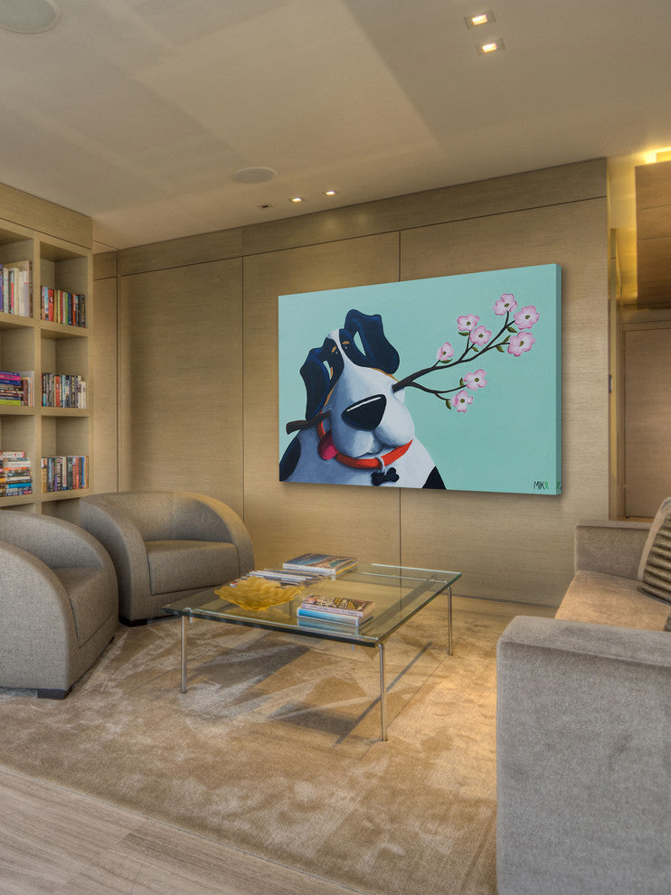 Marmont Hill, "Woody" by Mike Taylor Painting Print on Wrapped Canvas, 36x24