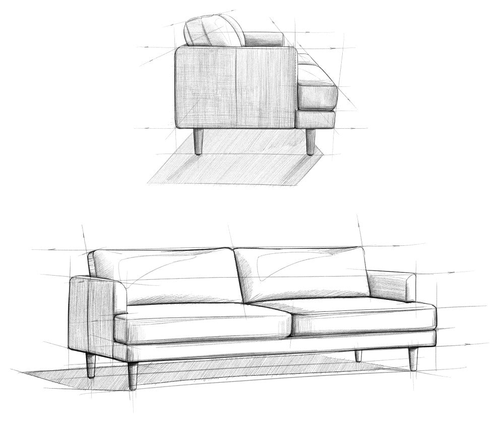 Livingston 90-inch Sofa, Sienna