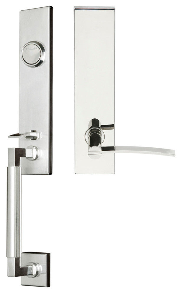 Horizon Lever, Tubular Dummy Handleset, Right Hand, Polished Stainless Steel