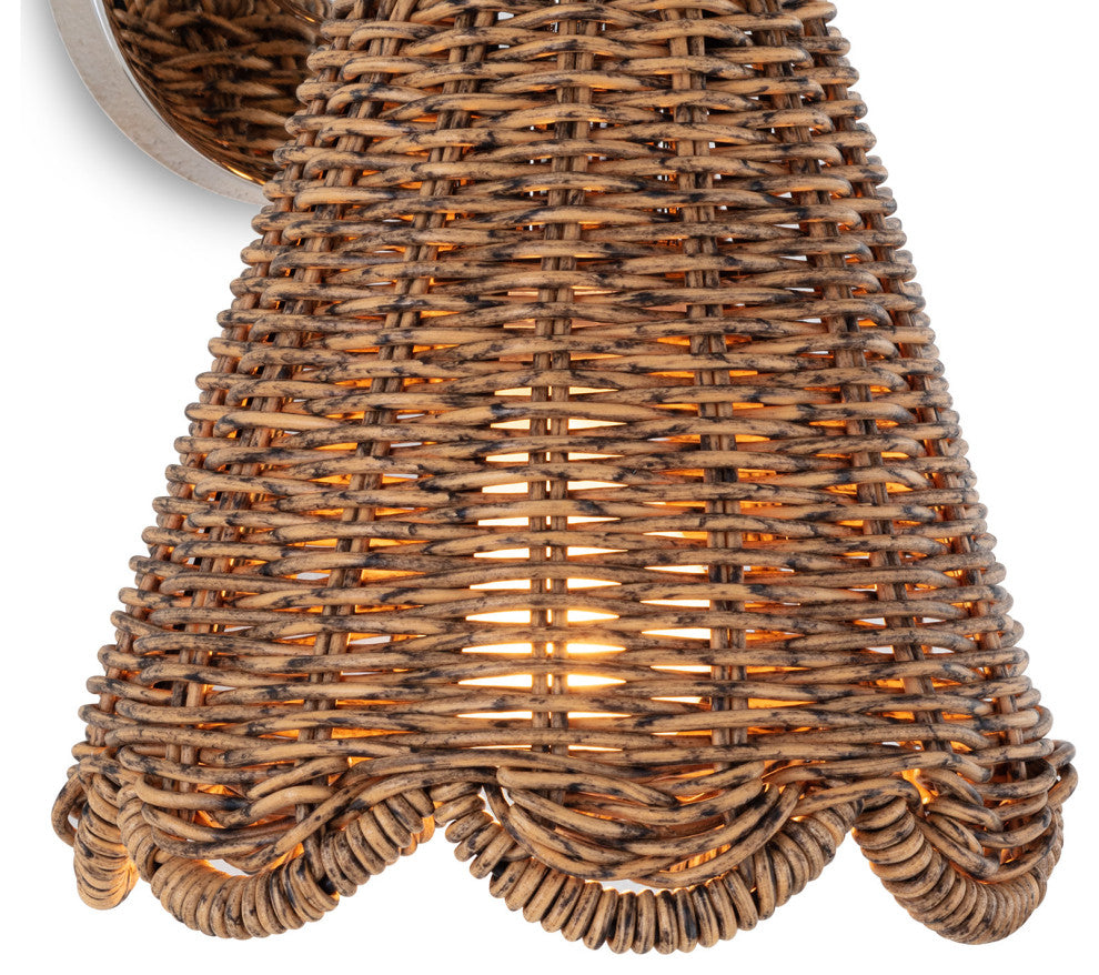 Regina Andrew Kismet Hanging Sconce, Natural Brass, Nickel