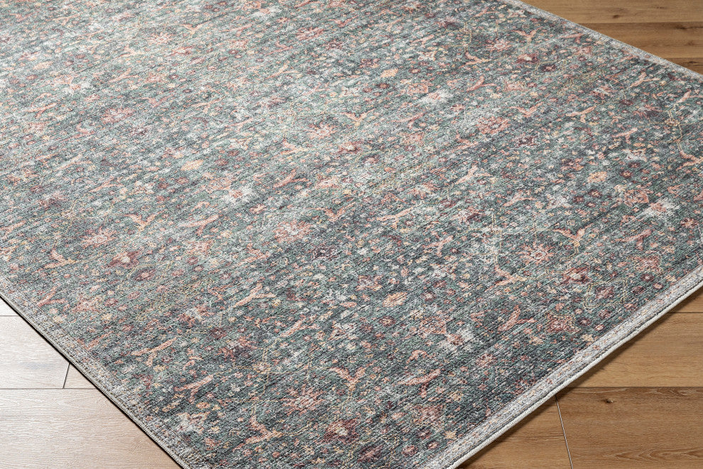 Livabliss Mary VVMR-2301 Sage Machine Woven Rug, 5'2"x7'