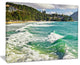 "Exotic Tropical Beach Blue Waters" Oversized Beach Wall Art, 40"x30"