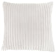 Pillow - 18"X 18" / Ivory Ultra Soft Ribbed Style / 1Pc