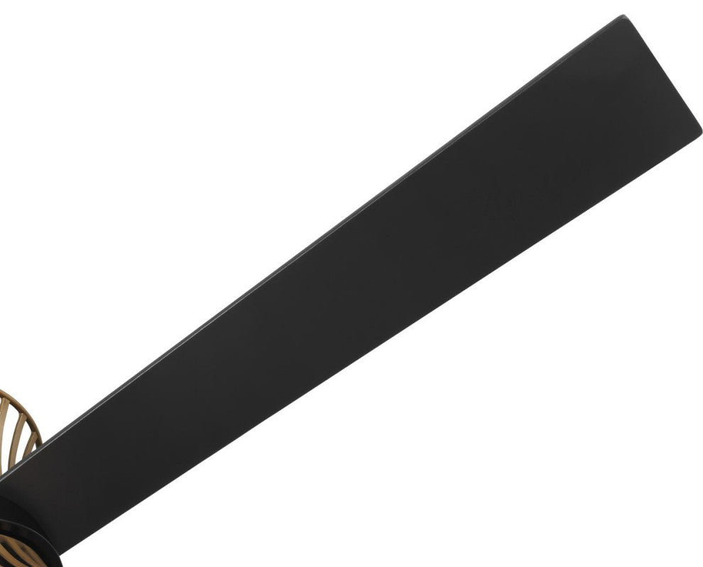 Bisbee Collection 55" 3-Blade Global Ceiling Fan, Matte Black