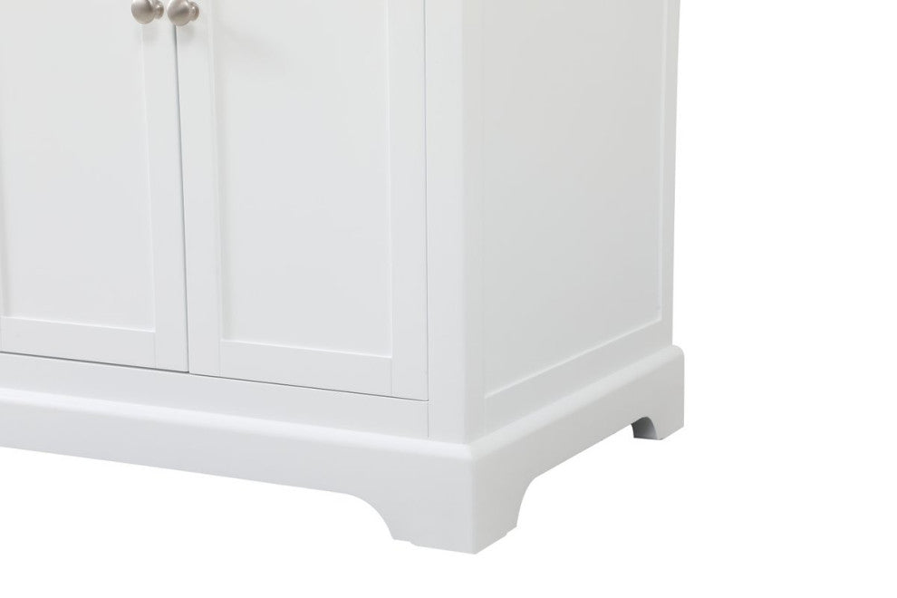 Home Living 22" Farmhouse White-Light Bathroom Vanity