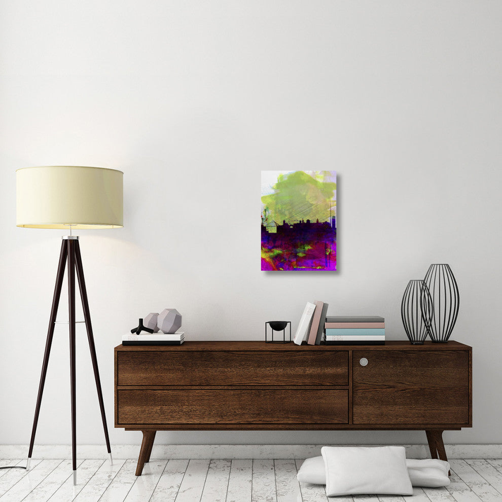 "Dublin Watercolor Skyline" Fine Art Print