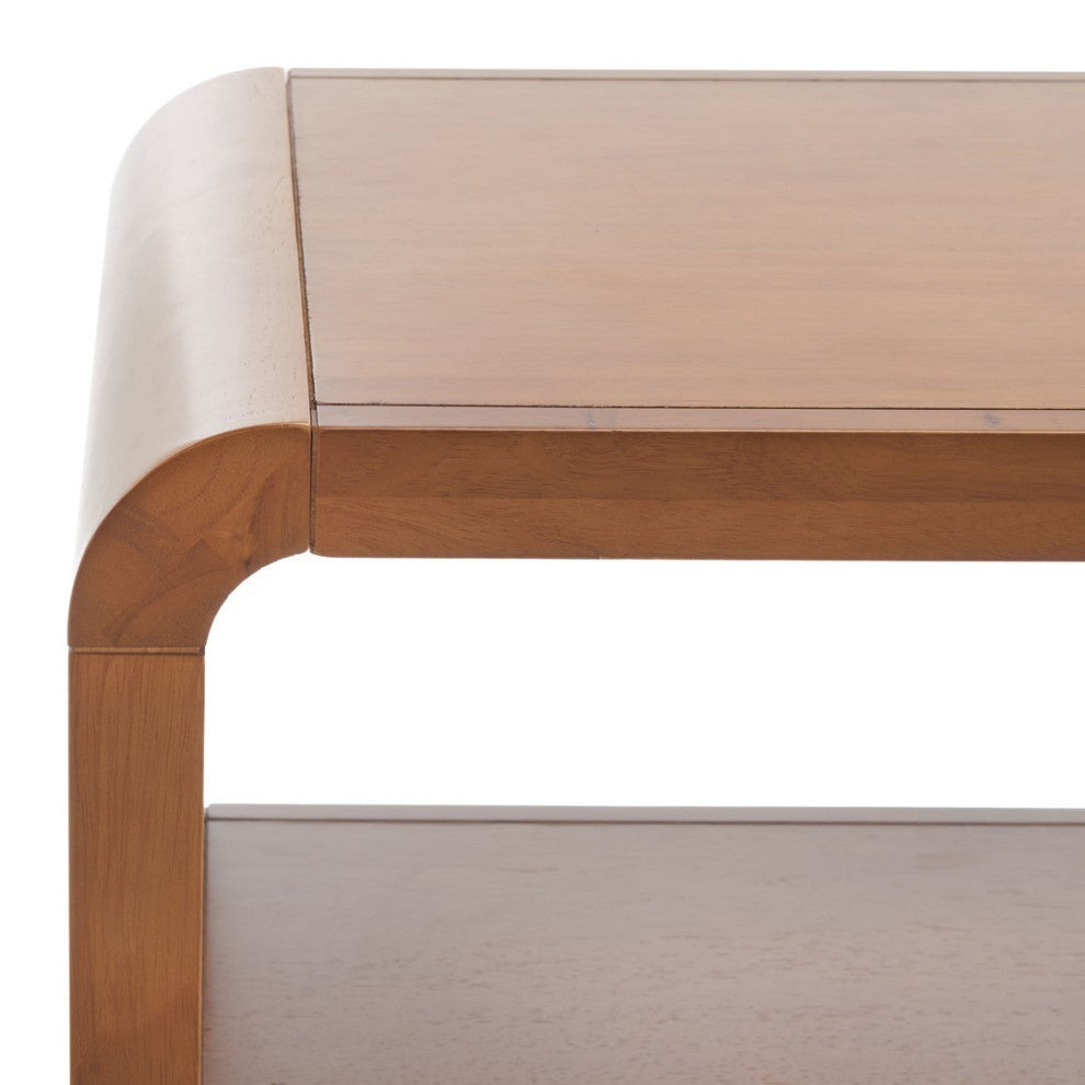 Safavieh Omara 2 Tier Console Table, Walnut