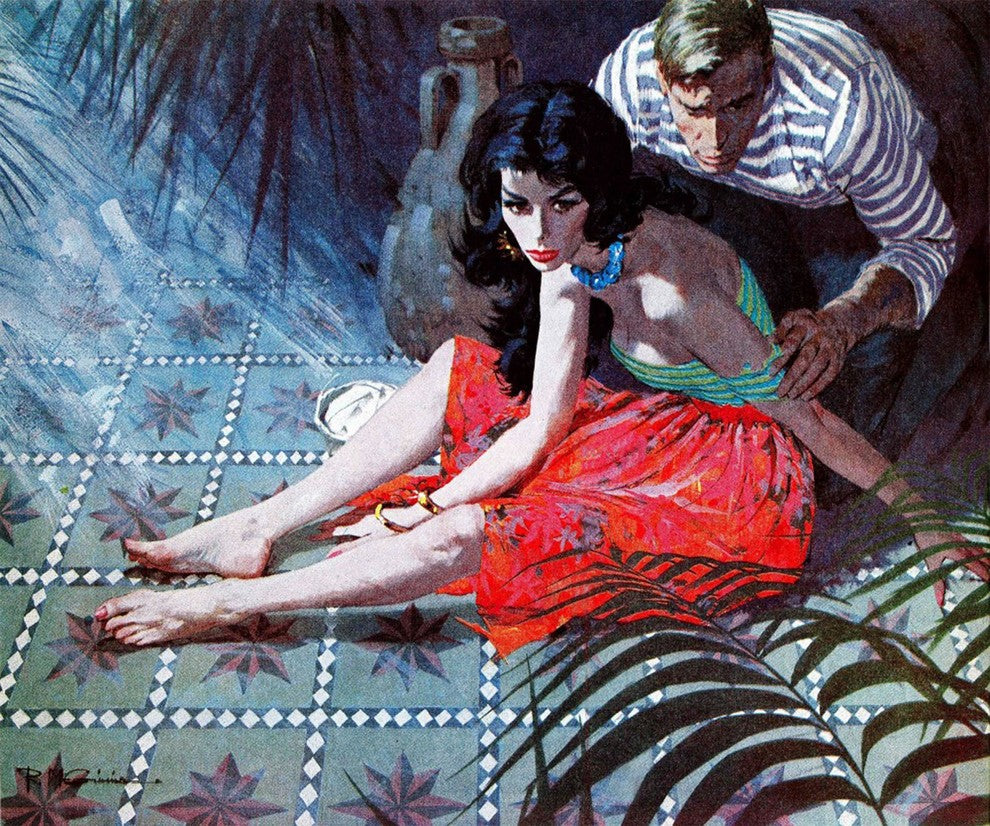 "Beauty is the Prize" Painting Print on Canvas by Robert McGinnis