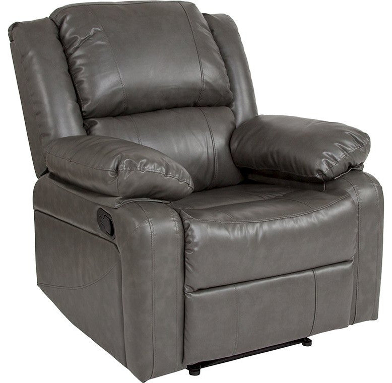 Harmony Series Gray LeatherSoft Recliner