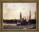 Antoine Vollon View of Antwerp Framed Premium Canvas Print, 18"x24"