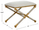 Uttermost Socialite White Small bench