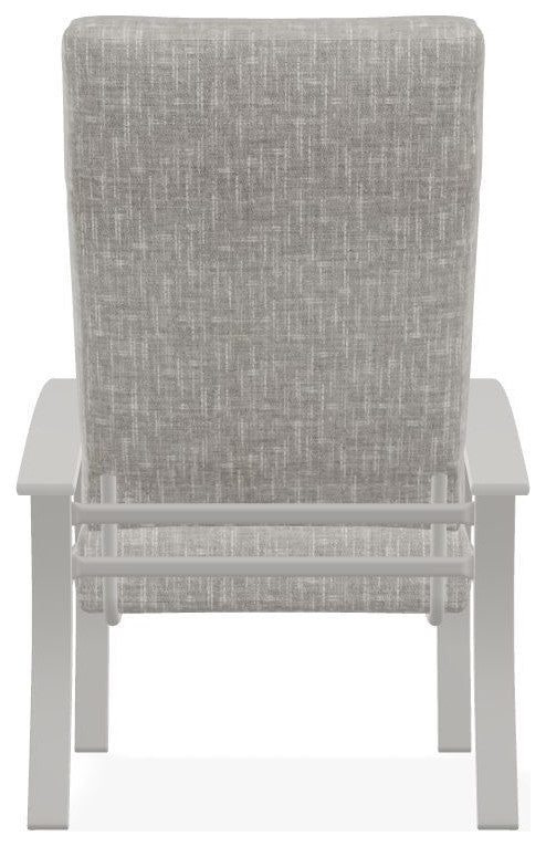 Belle Isle Cushion Outdoor Armchair, Hither Pewter/Snow