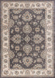 Avalon 5608 Gray and Ivory Kashan Rug, 7'10"x9'10"