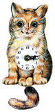 Engstler Battery-Operated Kitty Clock- Mini Size