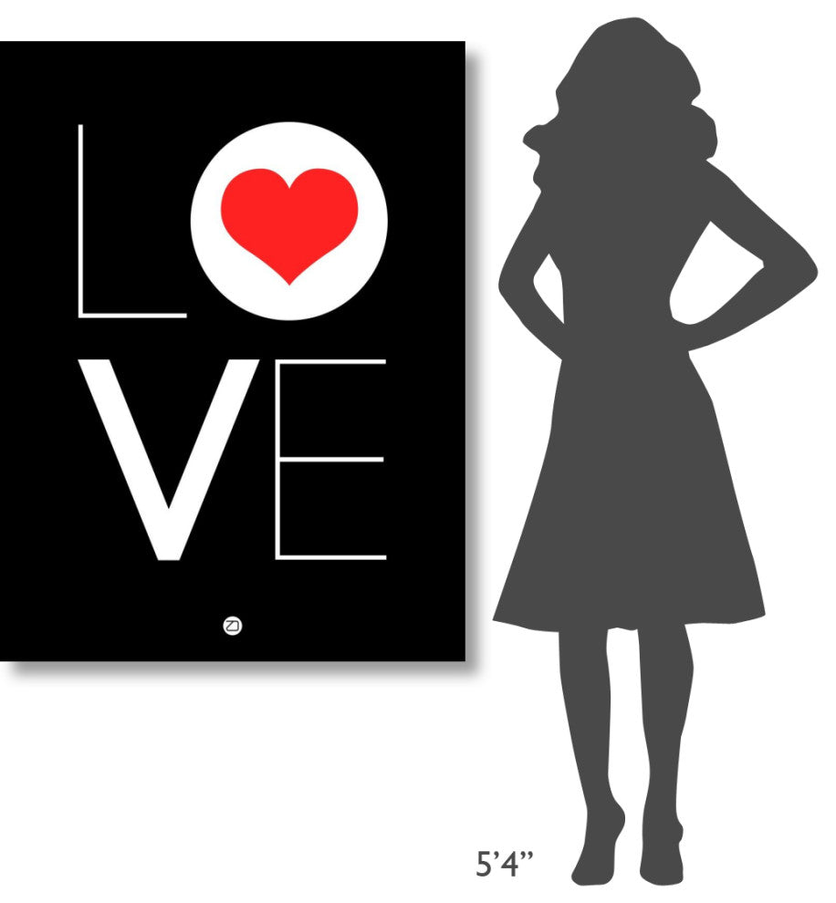"Love  Poster 4" Fine Art Print
