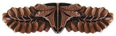 Dragonfly Pull, Antique-Style Copper