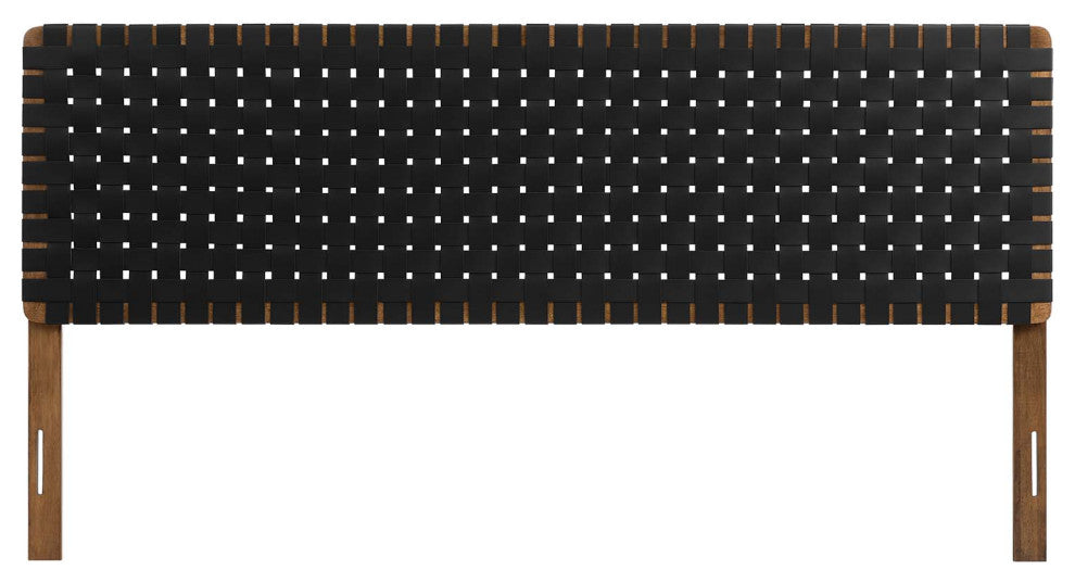 Sparta Weave King Vegan Leather Headboard