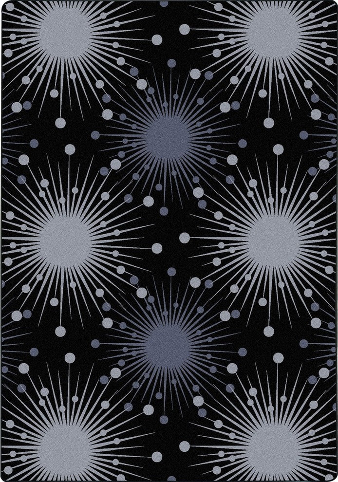 Kaleidoscope Rug, Cosmopolitan, Silver, 7'8"x10'9"