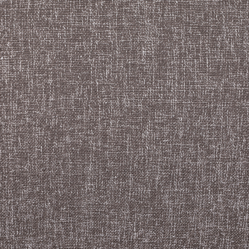 Gramercy Linen Textured Fabric Stool, Brown