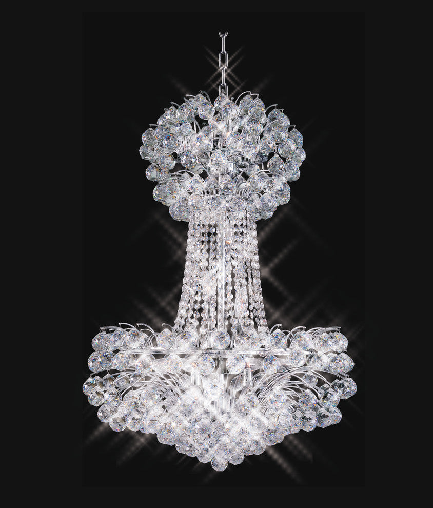 Artistry Lighting Sirius Collection Crystal Chandelier 26x36, Chrome