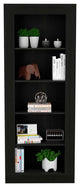 Melbourne Bookcase with 5 Open Shelves and Frame, Black