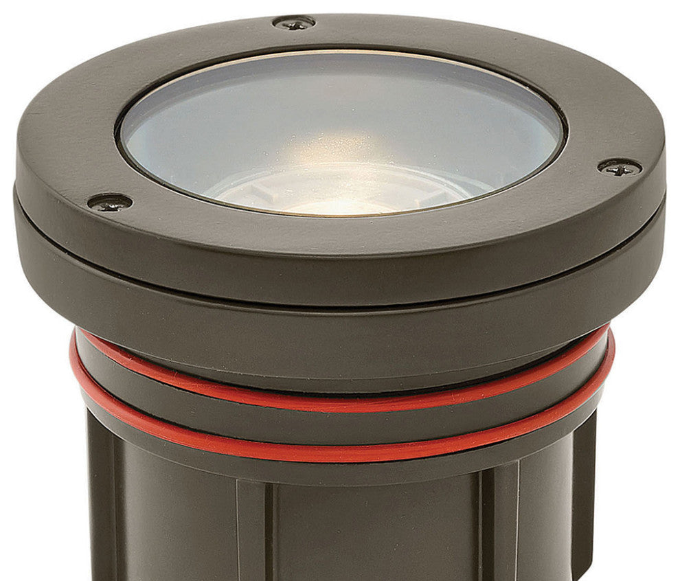 Flat Top Well Light 120V LED Well Light, Bronze