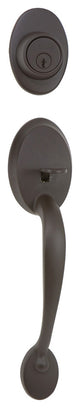 Callan Colton Single Cylinder Handleset in Satin Nickel finish, Oil Rubbed Bronze, Single Cylinder Handle Set