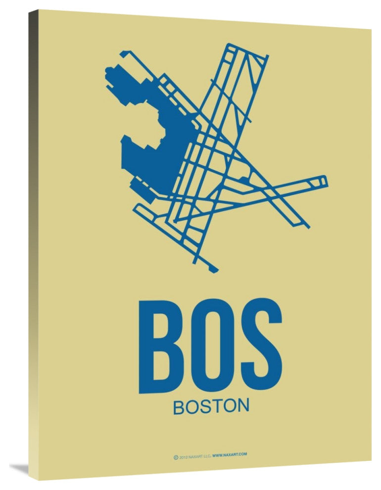"BOS Boston Poster 3" Fine Art Print